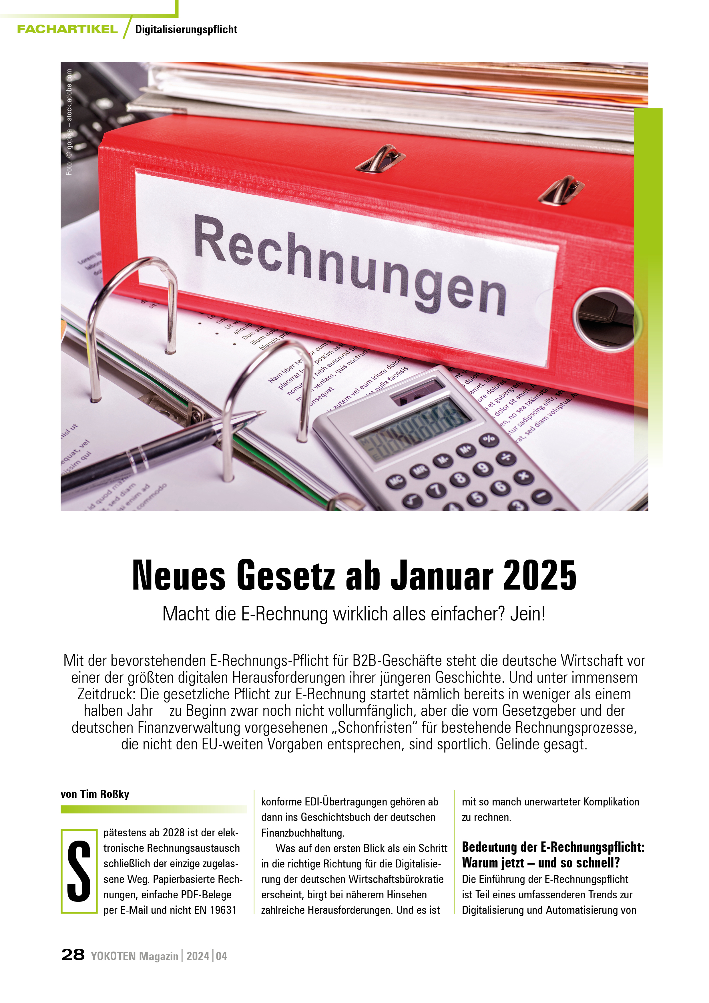 YOKOTEN-Artikel: Neues Gesetz ab Januar 2025