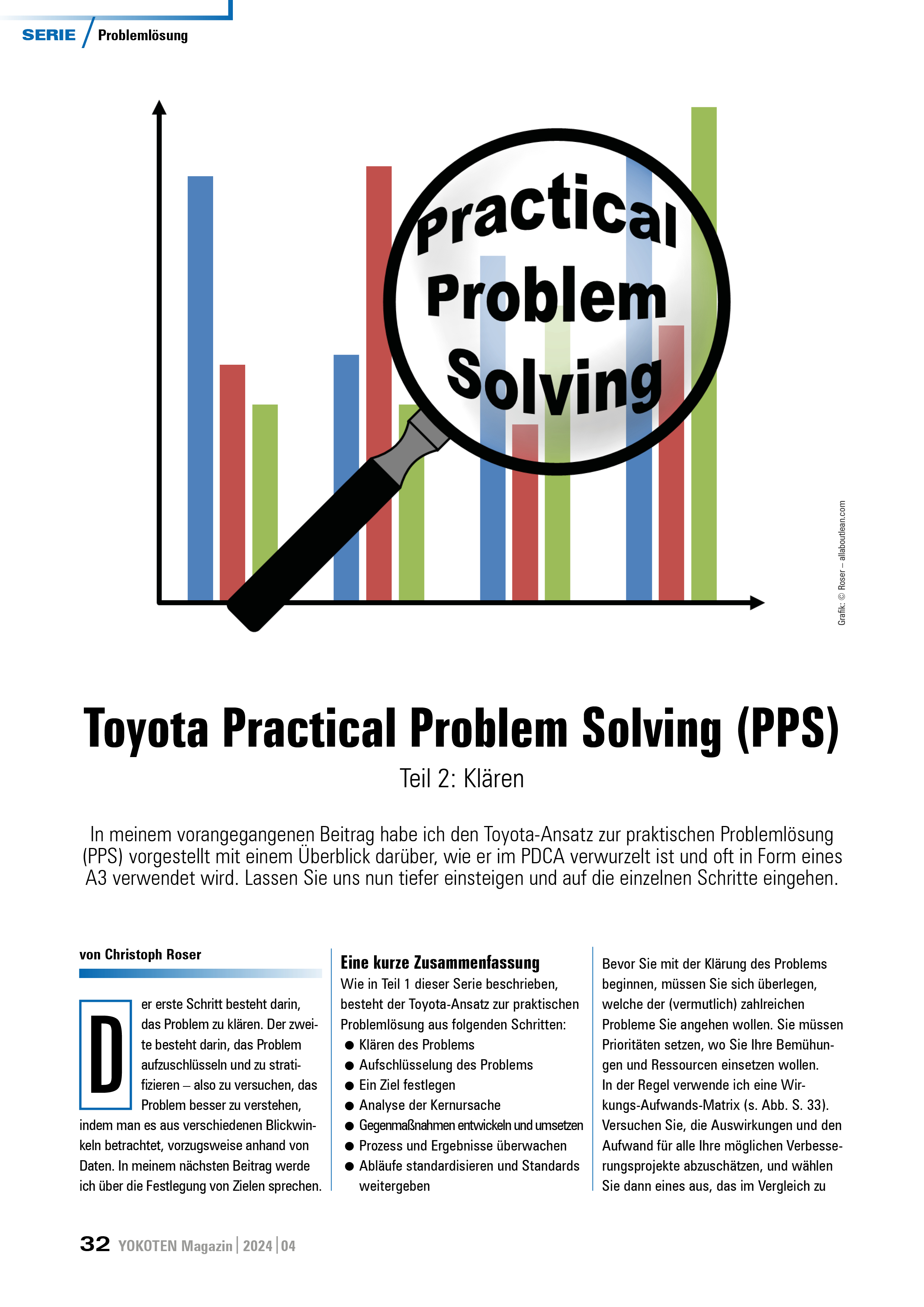 YOKOTEN-Artikel: Toyota Practical Problem Solving (PPS) Teil2